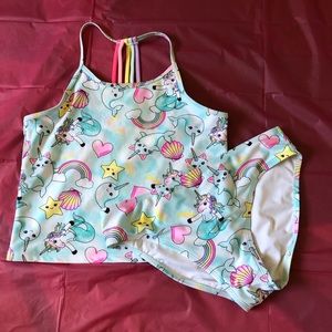 Girls Children’s Place 2-piece swim suit XXL 16